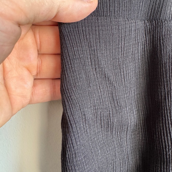 Ricki's‎ Women's Crinkled Button Midi Skirt Black Large Whimsigoth Office Chic - Picture 4 of 13